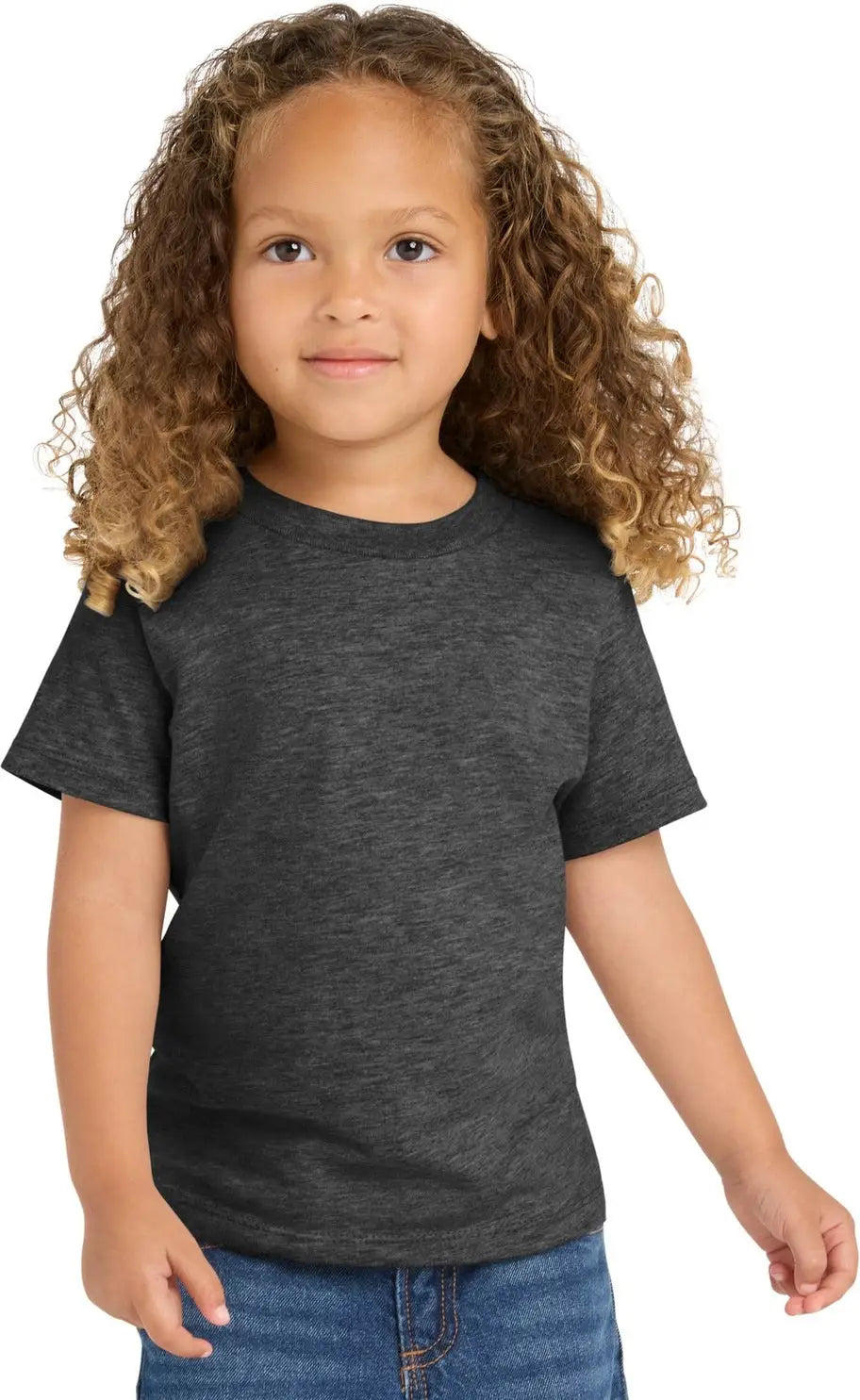 Port & Company Pc450td co Toddler Fan Favorite Tee - Dark Heather Gray
