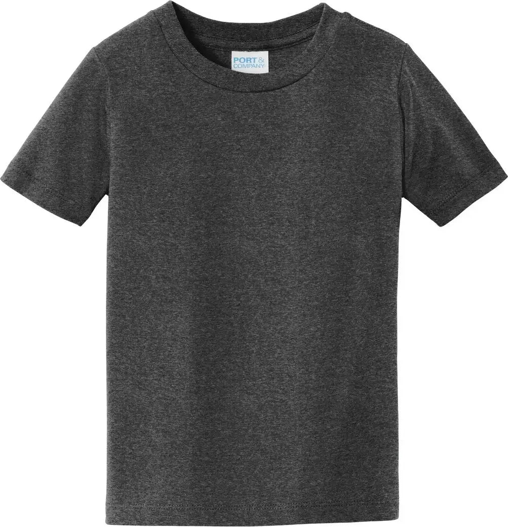 Port & Company Pc450td co Toddler Fan Favorite Tee - Dark Heather Gray