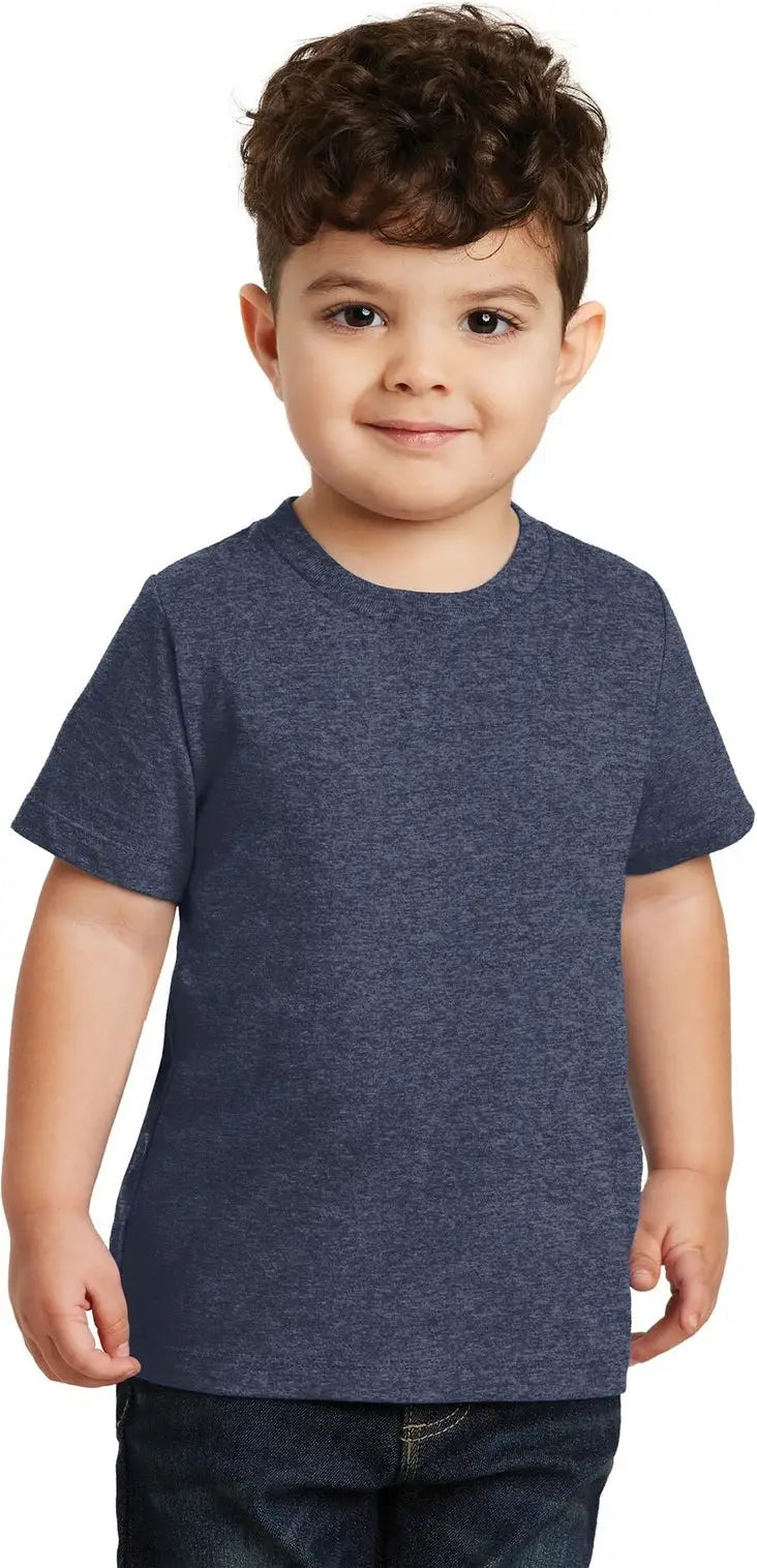 Port & Company Pc450td co Toddler Fan Favorite Tee - Heather Navy - 2
