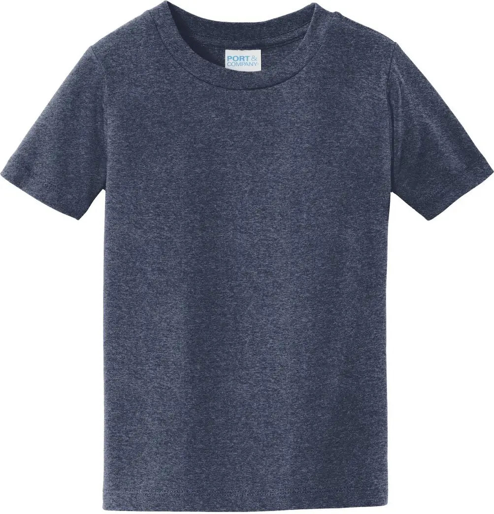Port & Company Pc450td co Toddler Fan Favorite Tee - Heather Navy