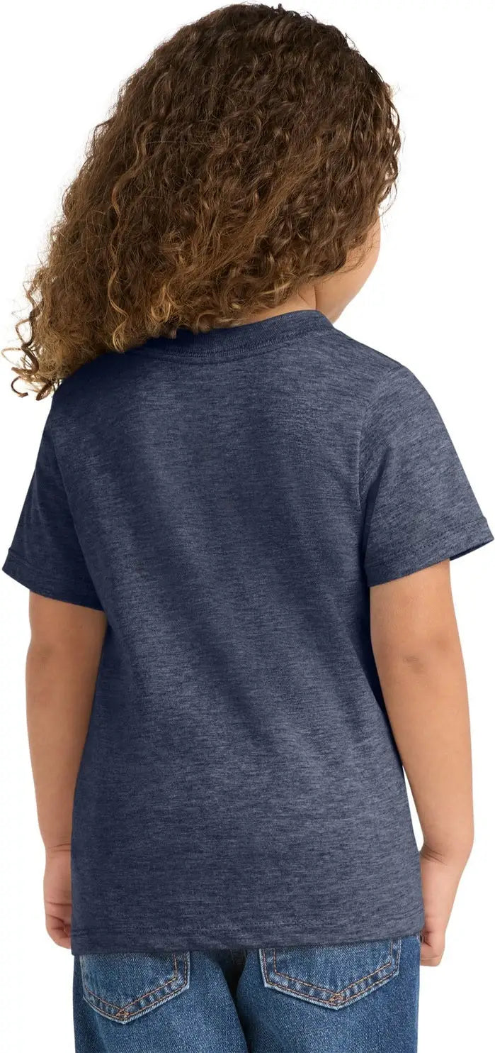 Port & Company Pc450td co Toddler Fan Favorite Tee - Heather Navy