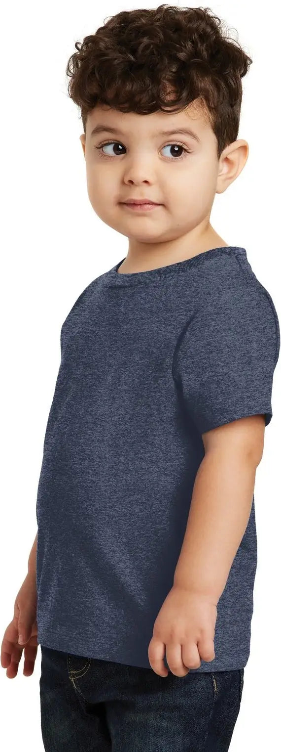 Port & Company Pc450td co Toddler Fan Favorite Tee - Heather Navy