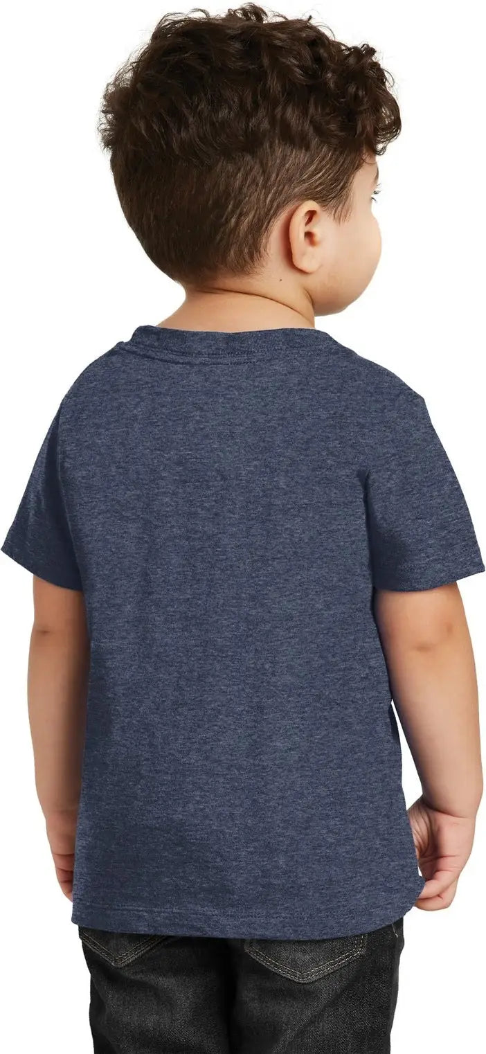 Port & Company Pc450td co Toddler Fan Favorite Tee - Heather Navy