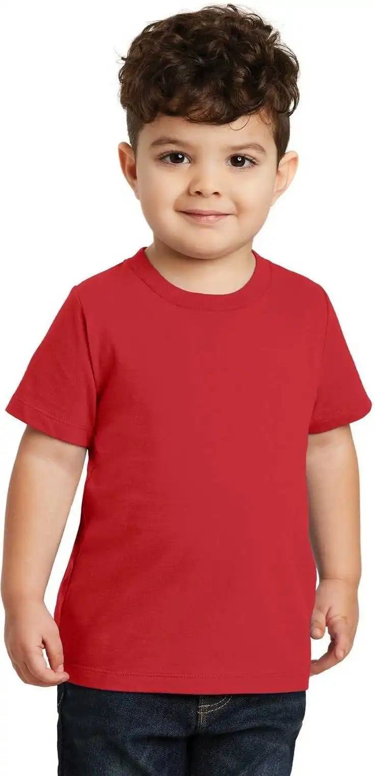 Port & Company Pc450td Toddler Fan Favorite Tee Bright Red