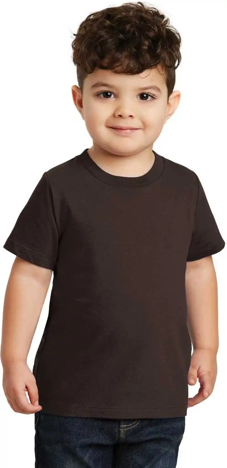 Port & Company Pc450td Toddler Fan Favorite Tee Dark Chocolate Brown