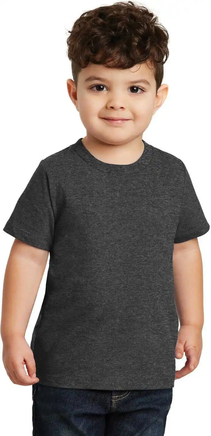 Port & Company Pc450td Toddler Fan Favorite Tee - Dark Heather Grey