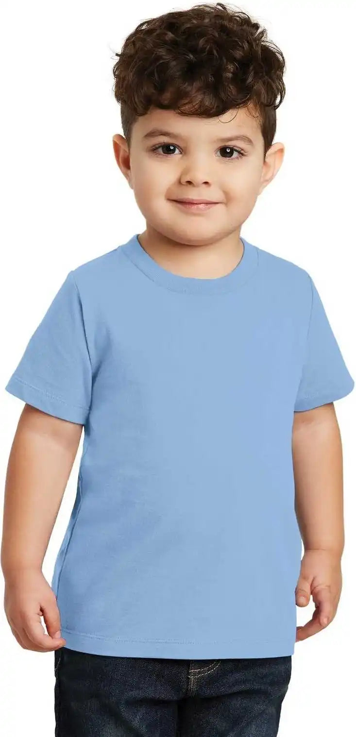 Port & Company Pc450td Toddler Fan Favorite Tee Light Blue