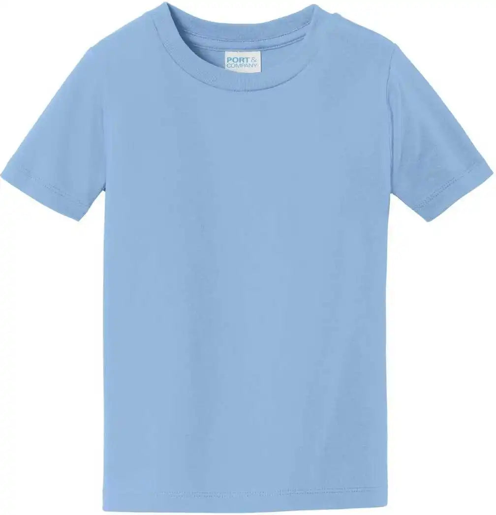 Port & Company Pc450td Toddler Fan Favorite Tee Light Blue