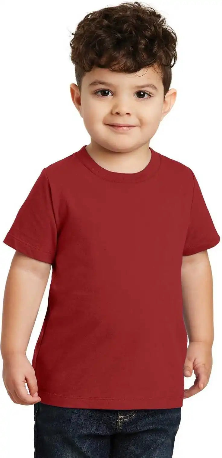 Port &amp; Company Pc450td Toddler Fan Favorite Tee Team Cardinal