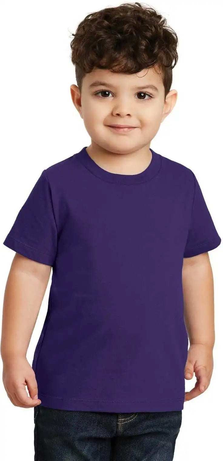 Port & Company Pc450td Toddler Fan Favorite Tee Team Purple