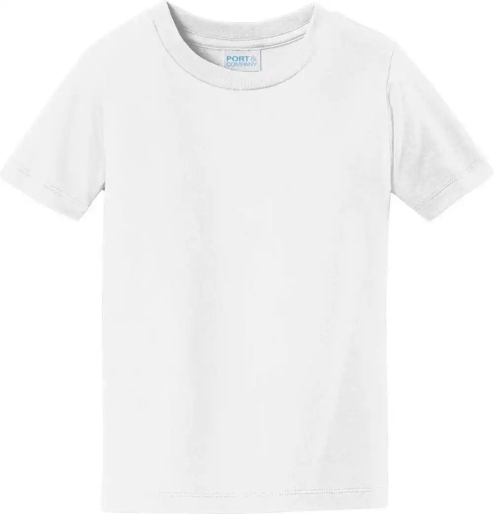 Port & Company Pc450td Toddler Fan Favorite Tee - White