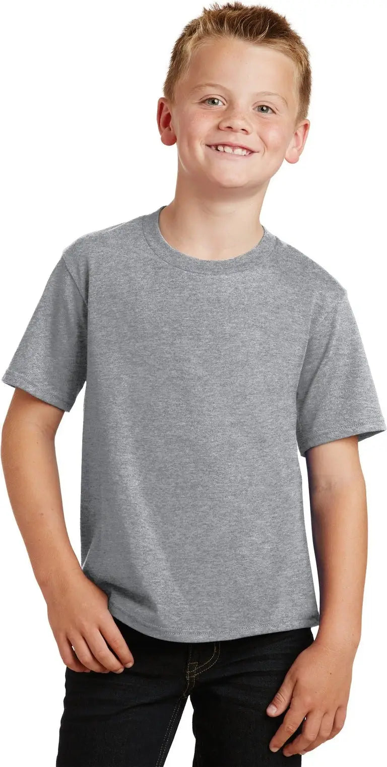 Port & Company Pc450y co Youth Fan Favorite Tee - Athletic Heather - Xs