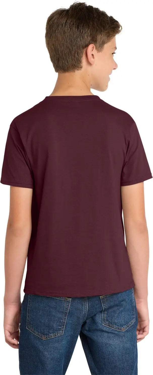 Port & Company Pc450y co Youth Fan Favorite Tee - Athletic Maroon