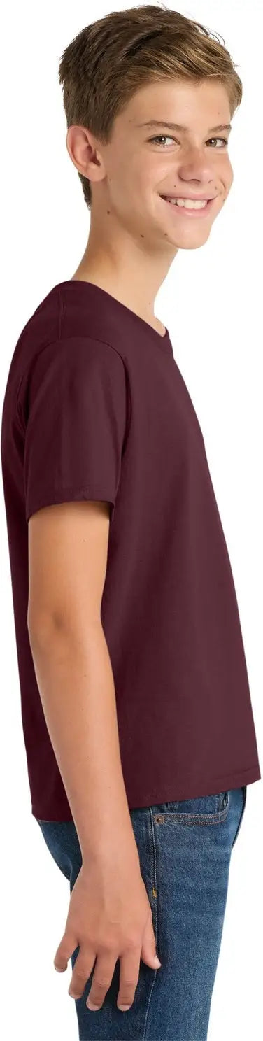 Port & Company Pc450y co Youth Fan Favorite Tee - Athletic Maroon