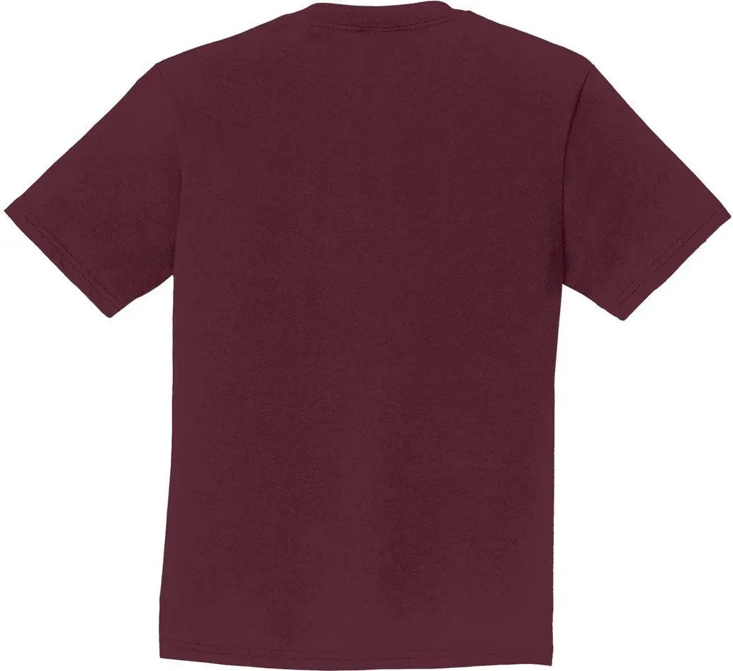 Port & Company Pc450y co Youth Fan Favorite Tee - Athletic Maroon - Xs