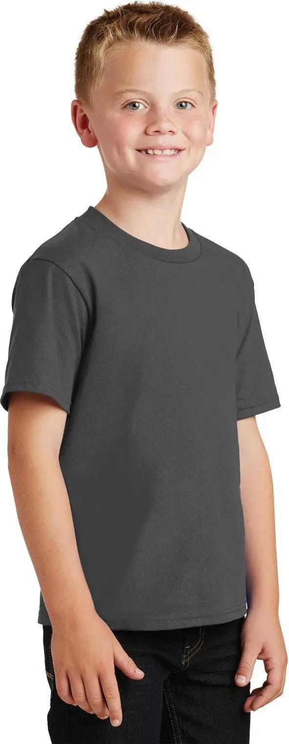 Port & Company Pc450y co Youth Fan Favorite Tee - Charcoal