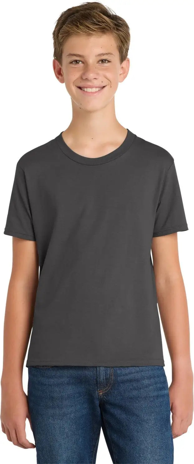 Port & Company Pc450y co Youth Fan Favorite Tee - Charcoal