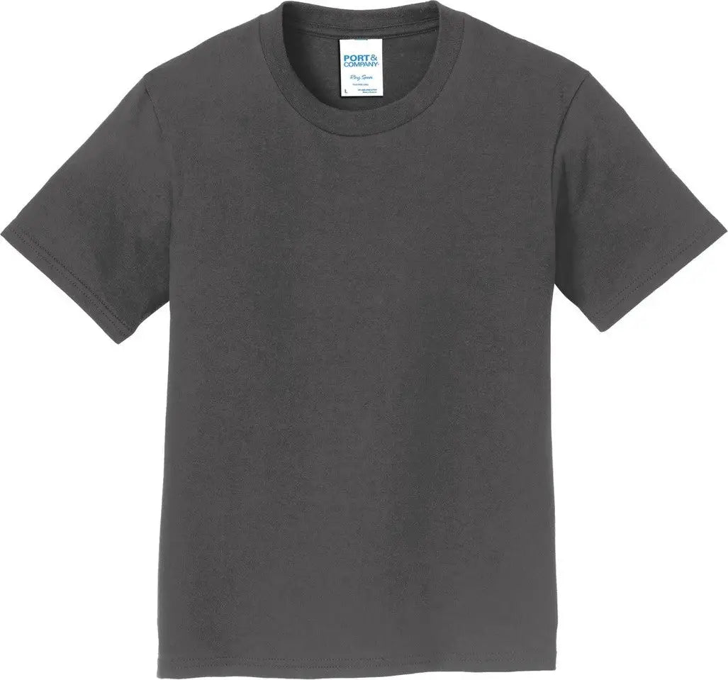 Port & Company Pc450y co Youth Fan Favorite Tee - Charcoal