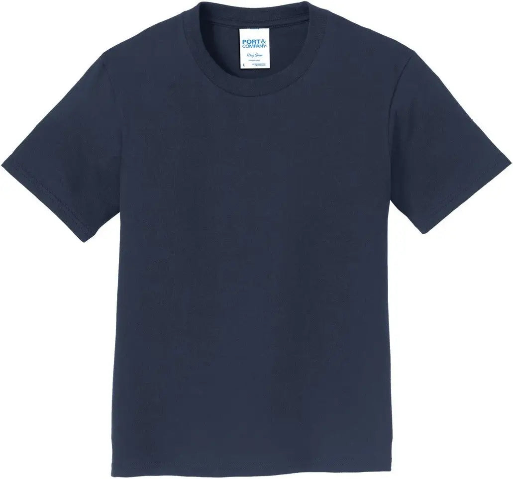 Port & Company Pc450y co Youth Fan Favorite Tee - Deep Navy