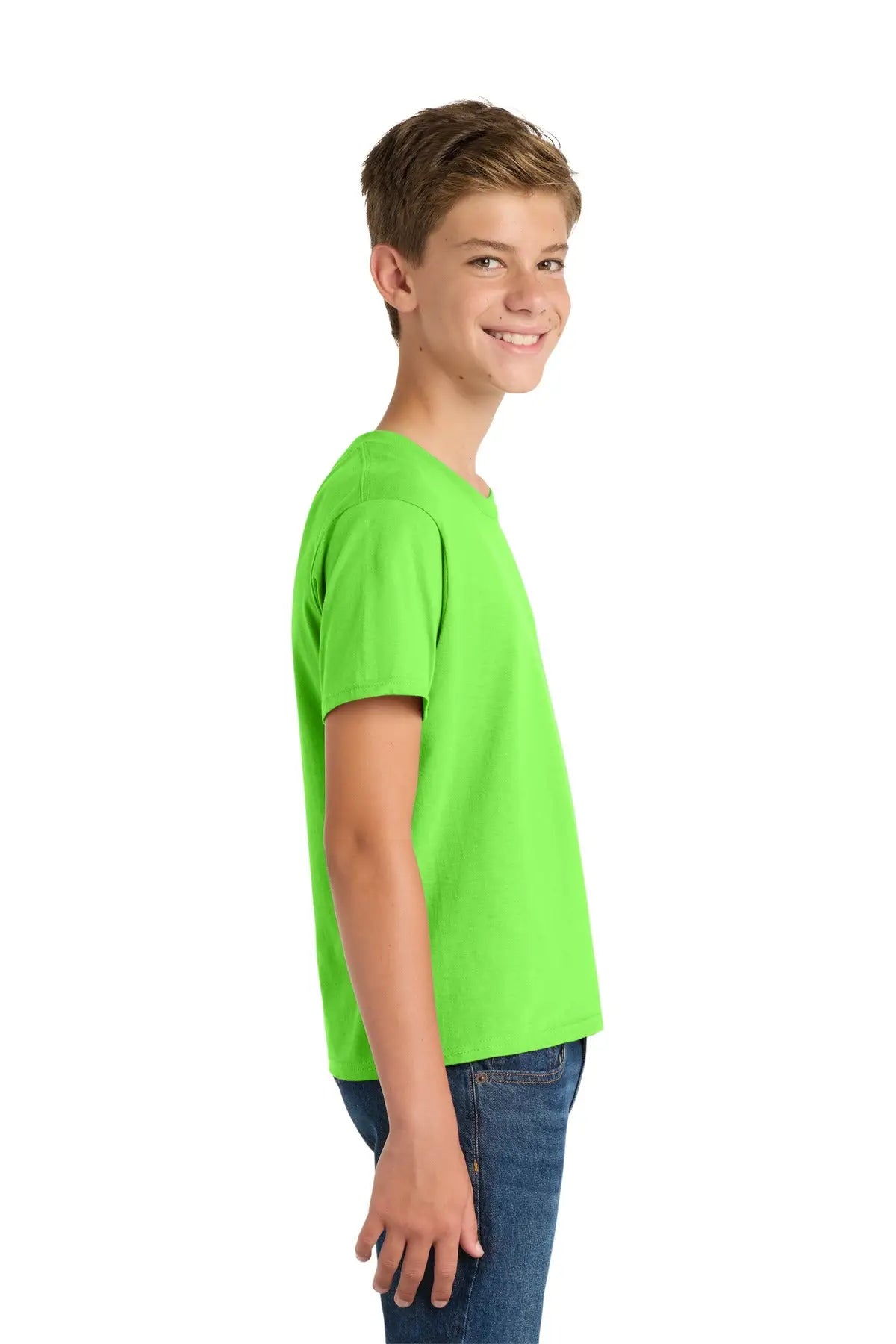 Port & Company Pc450y co Youth Fan Favorite Tee - Flash Green