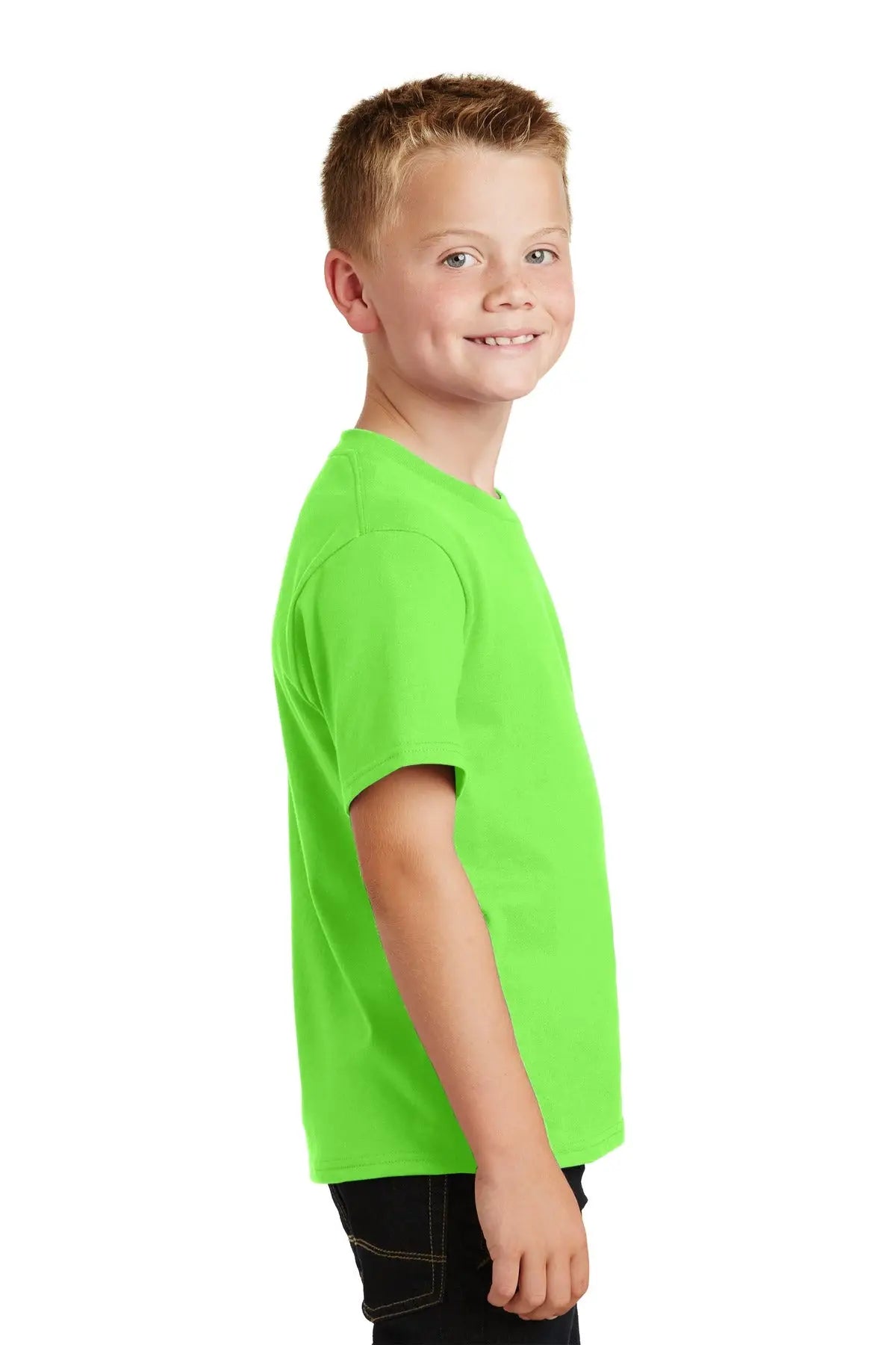 Port & Company Pc450y co Youth Fan Favorite Tee - Flash Green