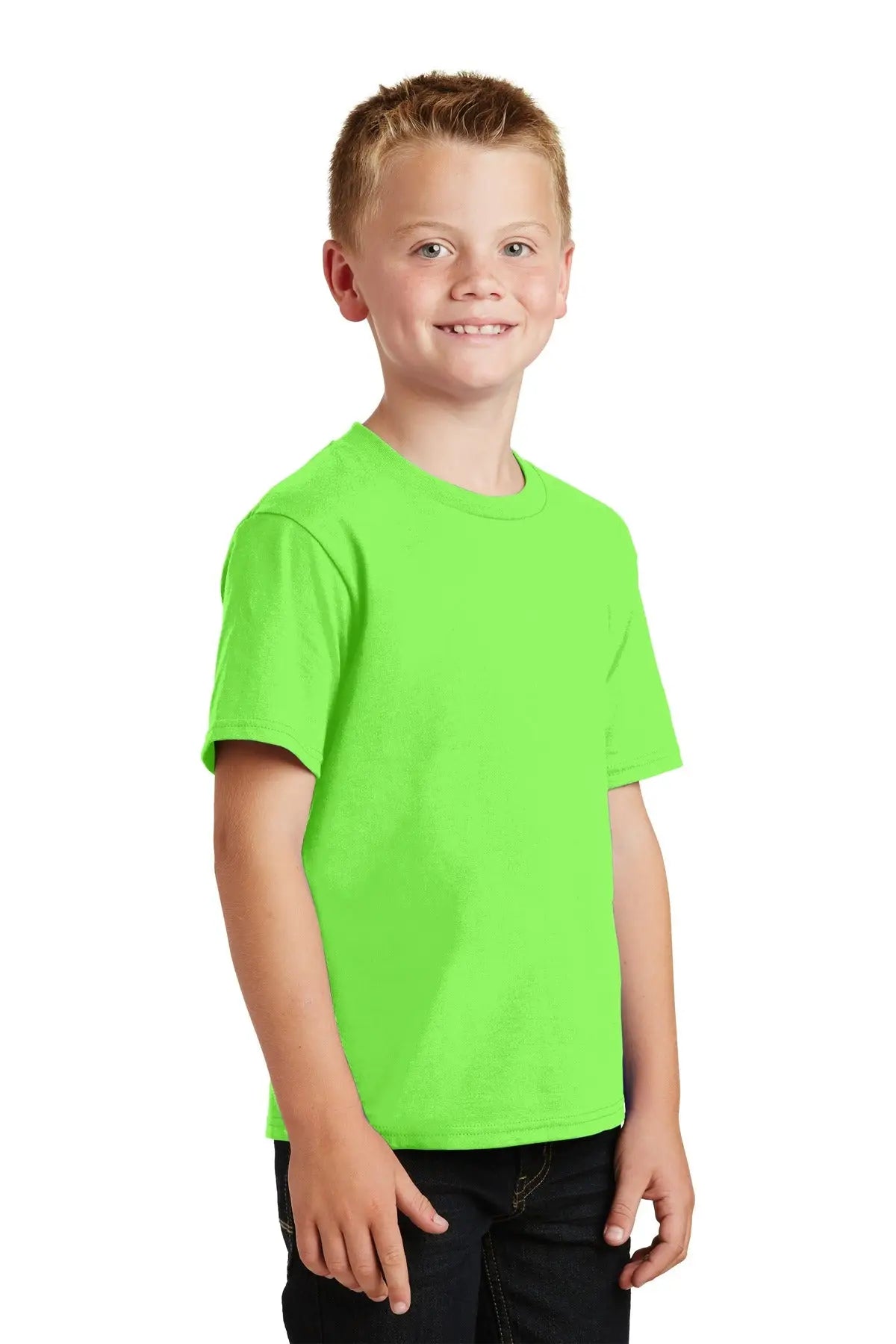 Port & Company Pc450y co Youth Fan Favorite Tee - Flash Green