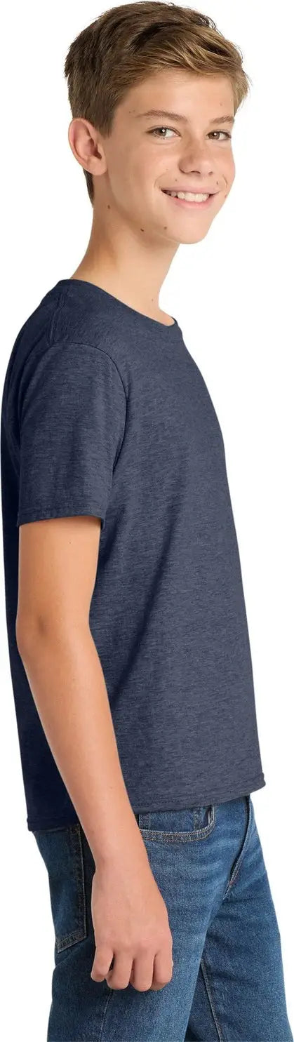 Port & Company Pc450y co Youth Fan Favorite Tee - Heather Navy