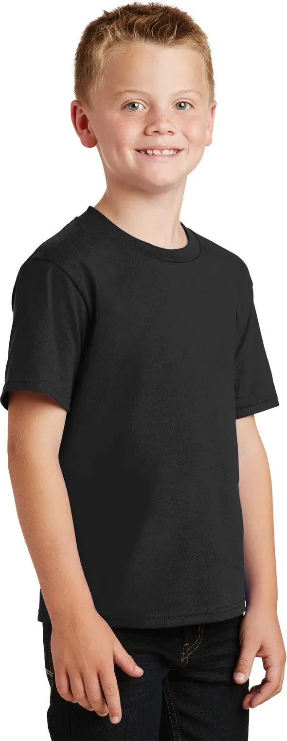 Port & Company Pc450y co Youth Fan Favorite Tee - Jet Black