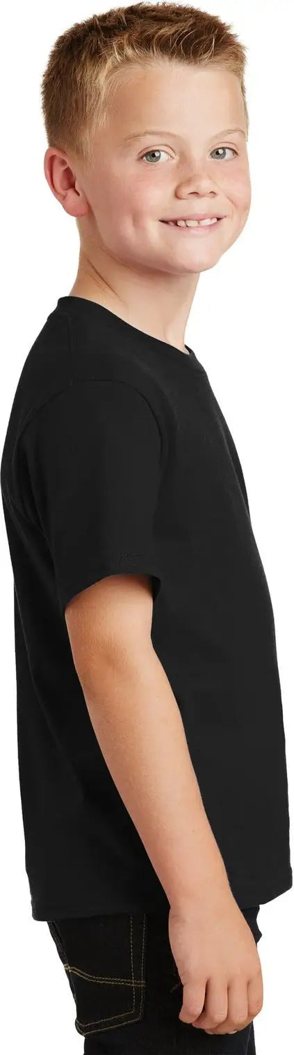 Port & Company Pc450y co Youth Fan Favorite Tee - Jet Black