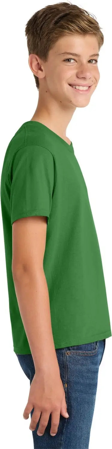 Port & Company Pc450y co Youth Fan Favorite Tee - Kiwi Green