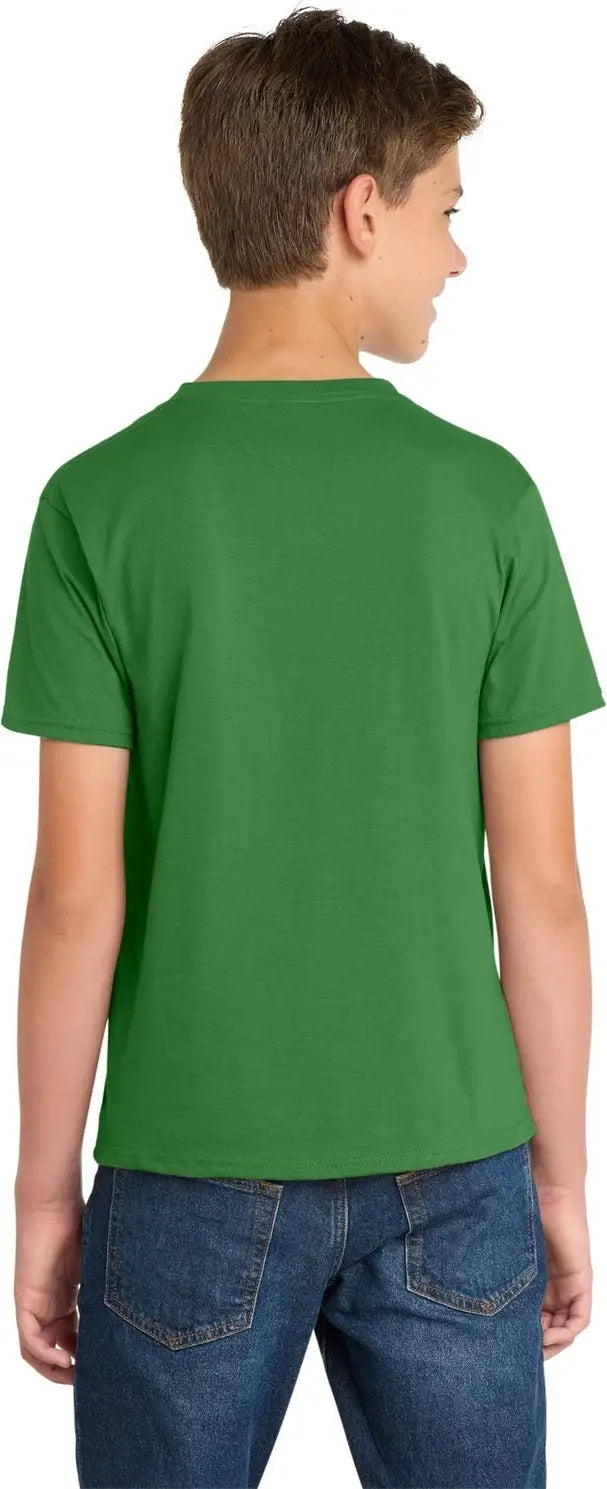 Port & Company Pc450y co Youth Fan Favorite Tee - Kiwi Green