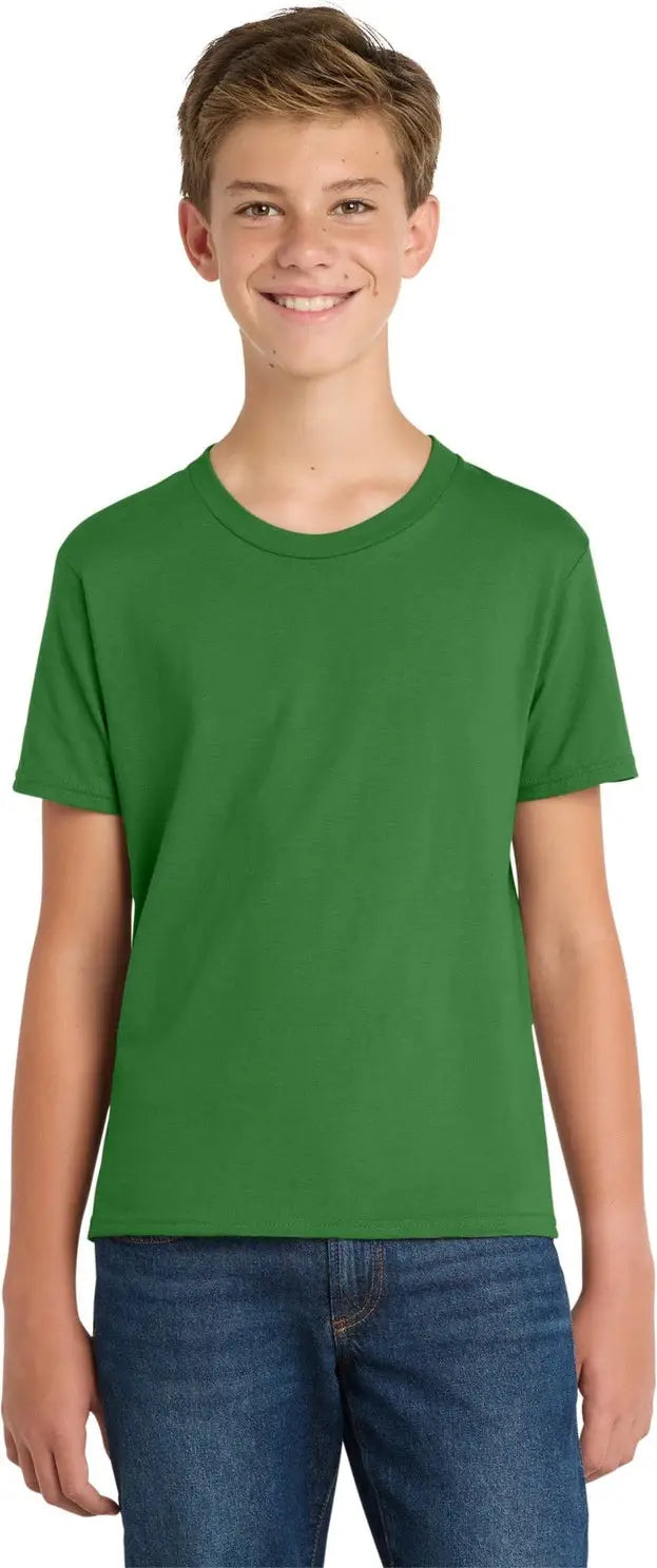 Port & Company Pc450y co Youth Fan Favorite Tee - Kiwi Green