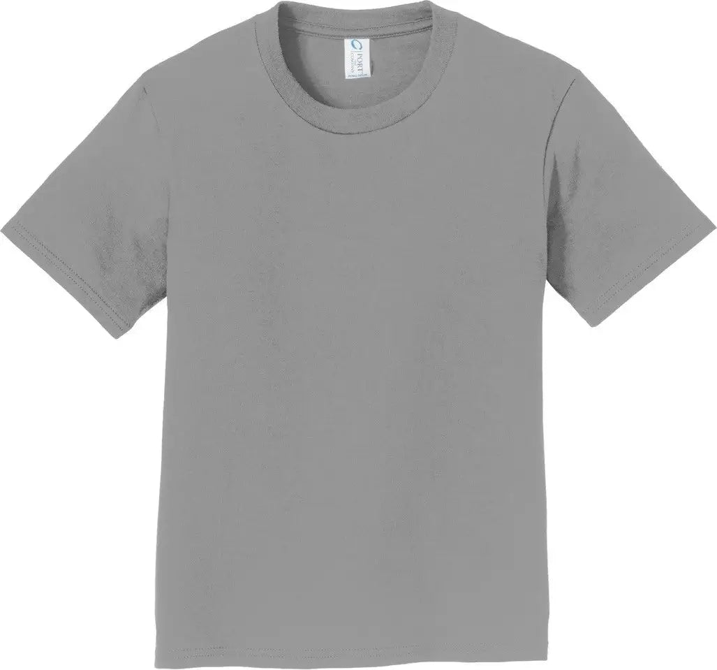 Port & Company Pc450y co Youth Fan Favorite Tee - Medium Gray