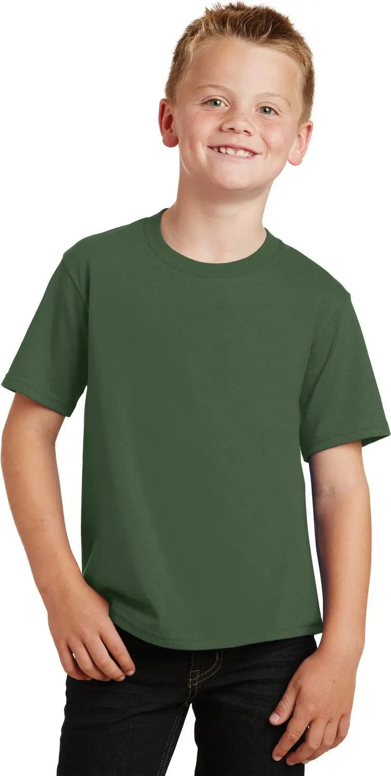 Port & Company Pc450y co Youth Fan Favorite Tee - Olive - Xs