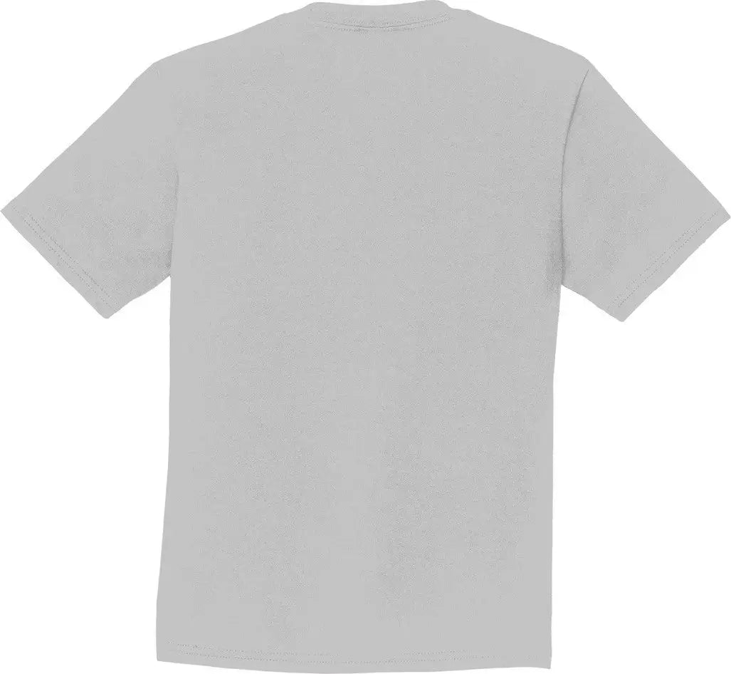 Port & Company Pc450y co Youth Fan Favorite Tee - Silver - Xs