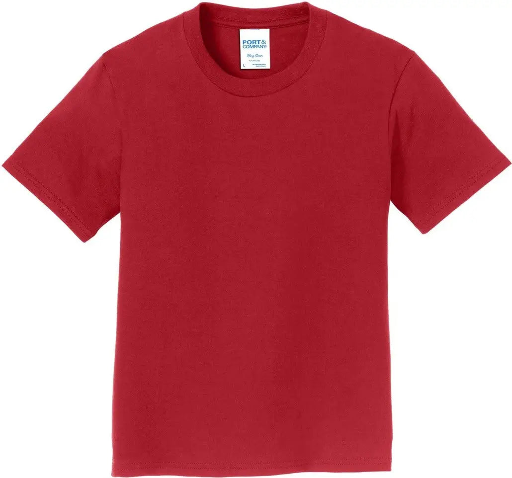 Port & Company Pc450y co Youth Fan Favorite Tee - Team Cardinal
