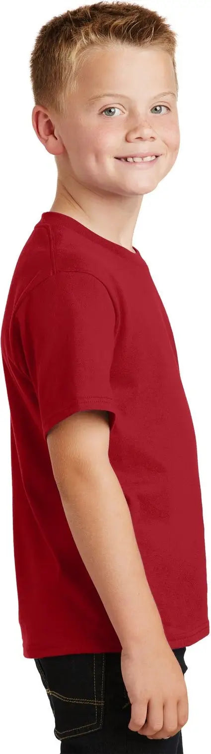 Port & Company Pc450y co Youth Fan Favorite Tee - Team Cardinal