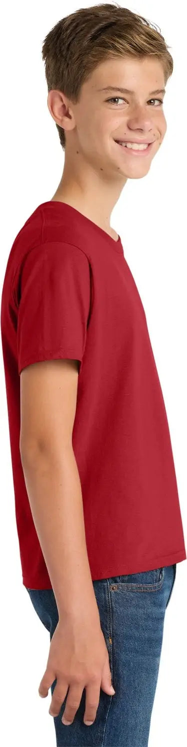 Port & Company Pc450y co Youth Fan Favorite Tee - Team Cardinal