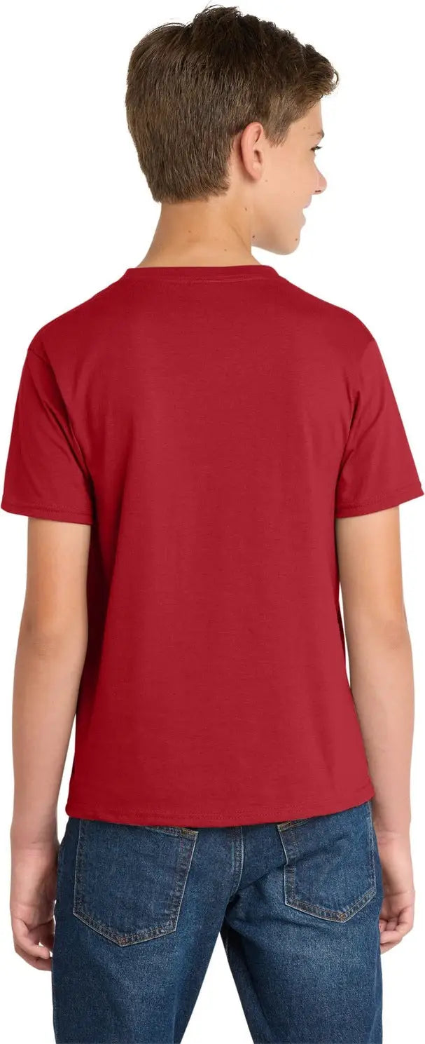 Port & Company Pc450y co Youth Fan Favorite Tee - Team Cardinal