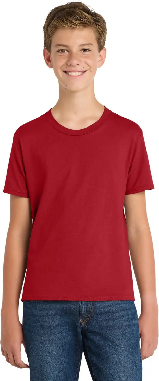 Port & Company Pc450y co Youth Fan Favorite Tee - Team Cardinal