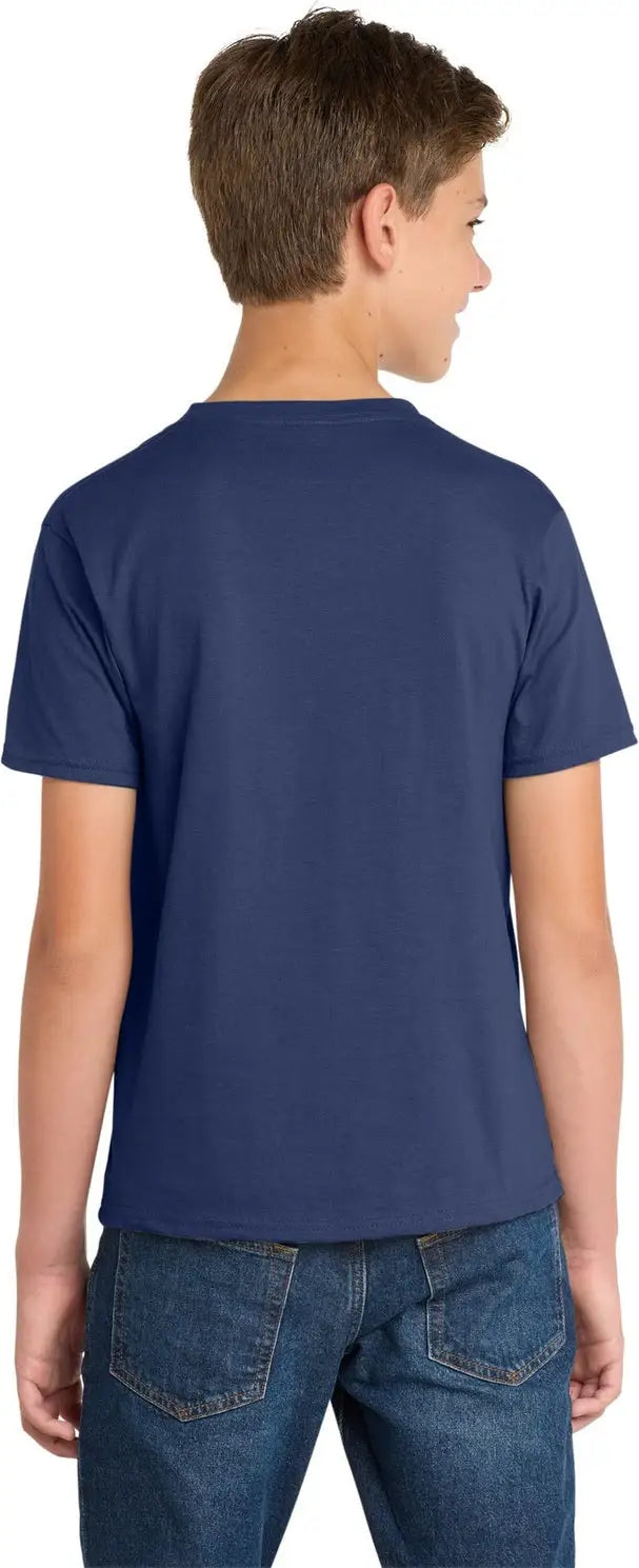 Port & Company Pc450y co Youth Fan Favorite Tee - Team Navy
