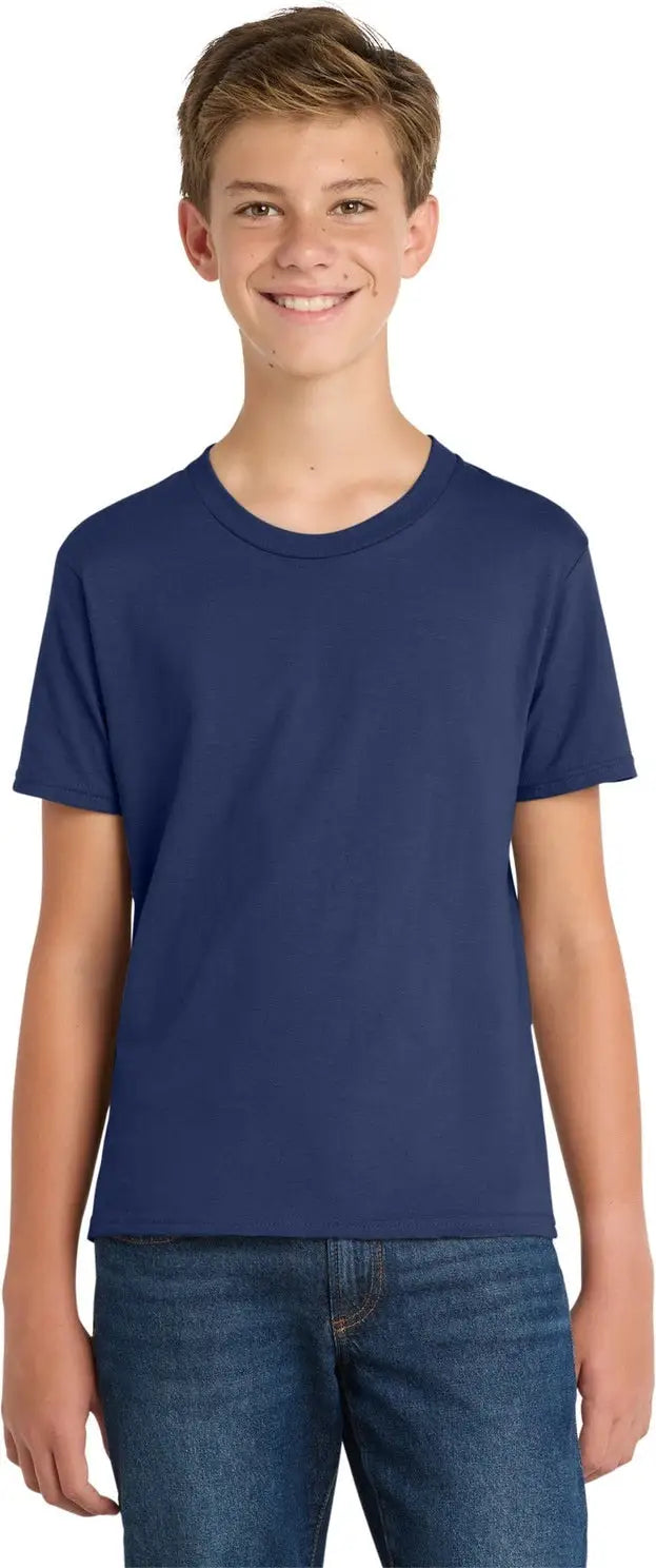 Port & Company Pc450y co Youth Fan Favorite Tee - Team Navy