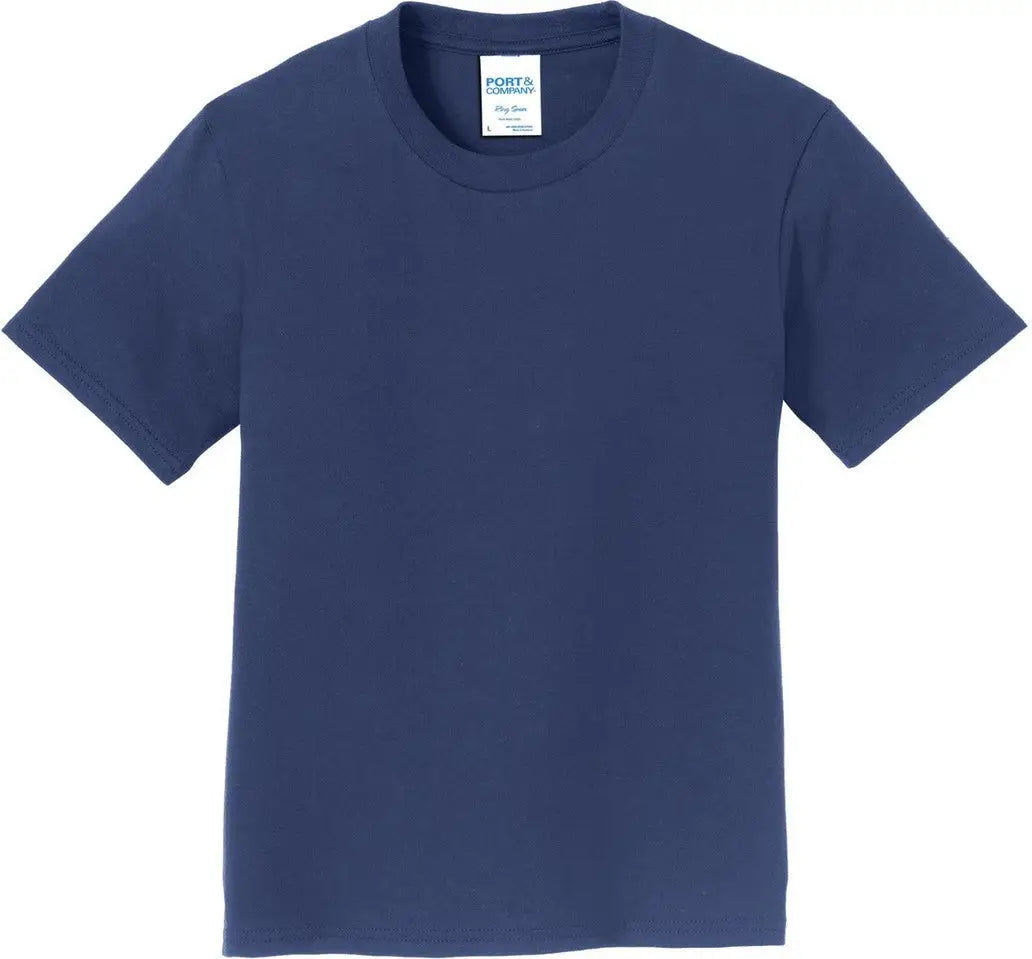 Port & Company Pc450y co Youth Fan Favorite Tee - Team Navy