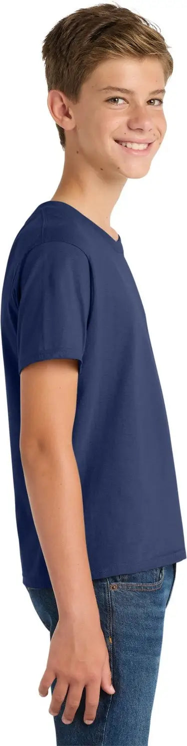Port & Company Pc450y co Youth Fan Favorite Tee - Team Navy