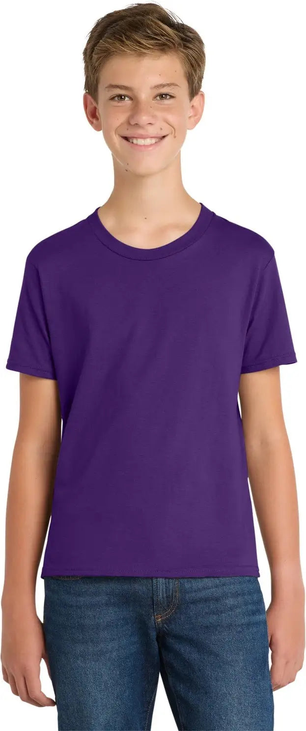 Port & Company Pc450y co Youth Fan Favorite Tee - Team Purple