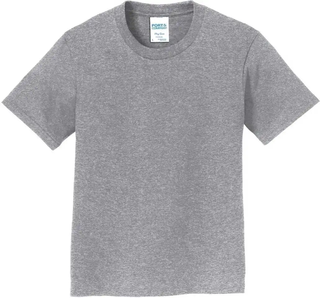 Port &amp; Company Pc450y Youth Fan Favorite Tee Athletic Heather