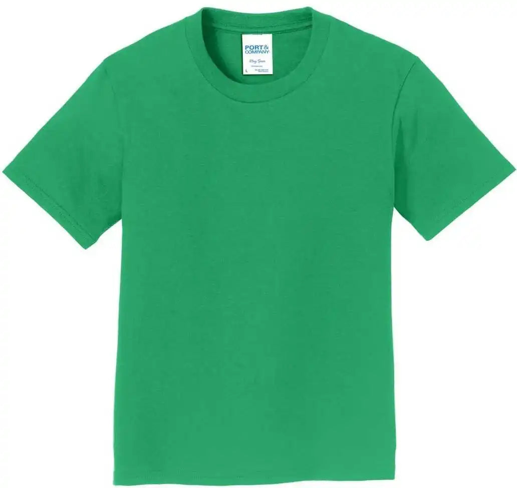 Port &amp; Company Pc450y Youth Fan Favorite Tee Athletic Kelly