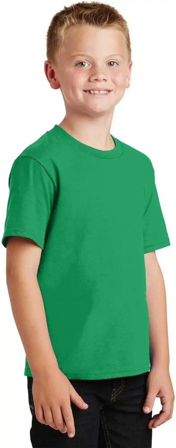 Port &amp; Company Pc450y Youth Fan Favorite Tee Athletic Kelly
