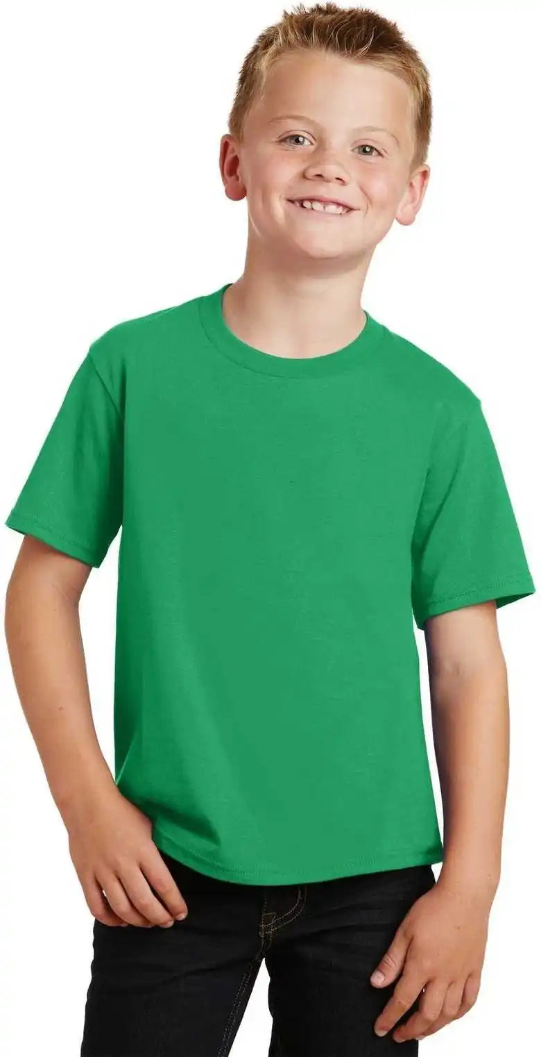 Port & Company Pc450y Youth Fan Favorite Tee Athletic Kelly