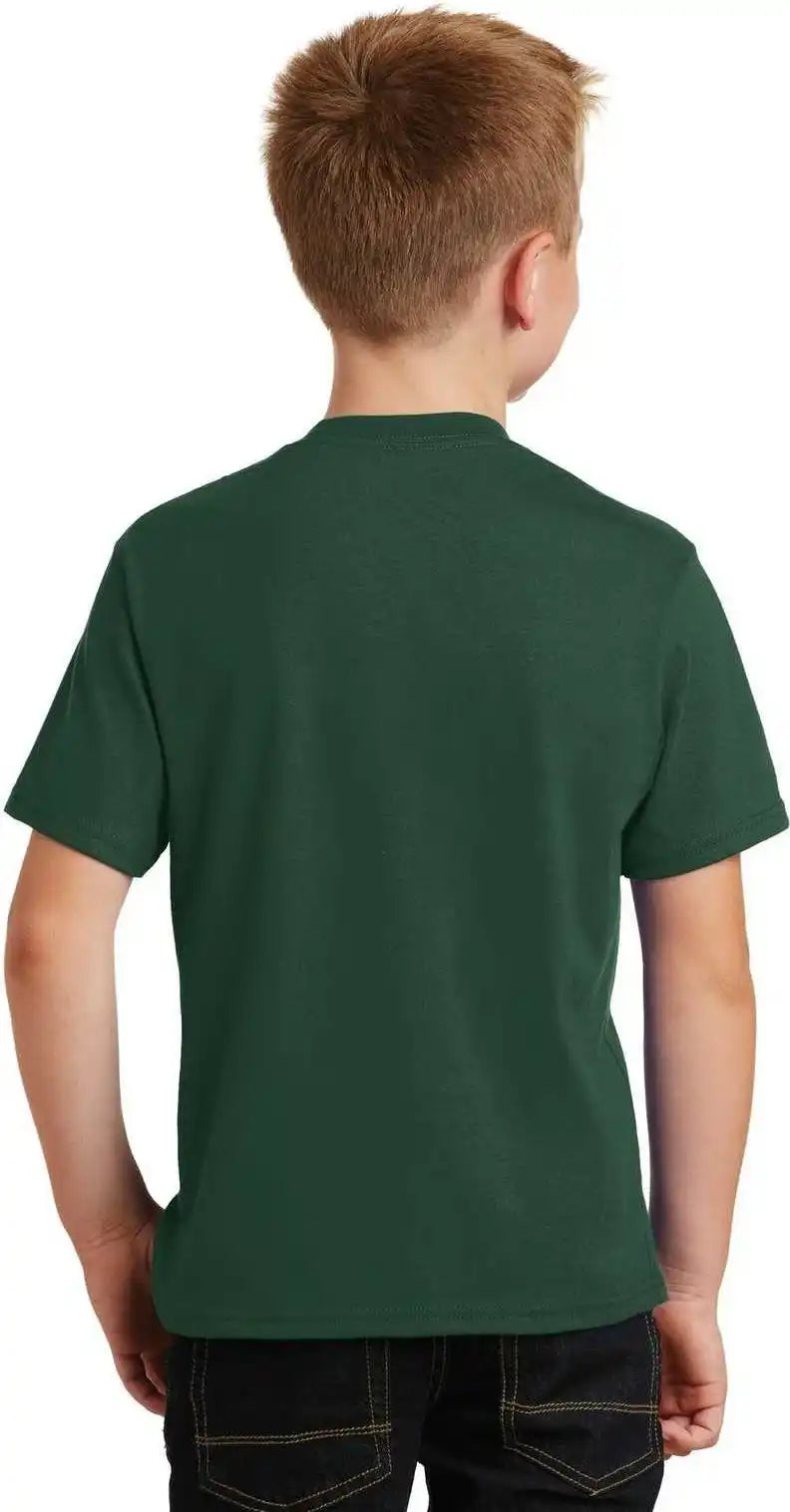 Port & Company Pc450y Youth Fan Favorite Tee Forest Green